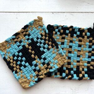 Pair of Handmade Cotton Potholders